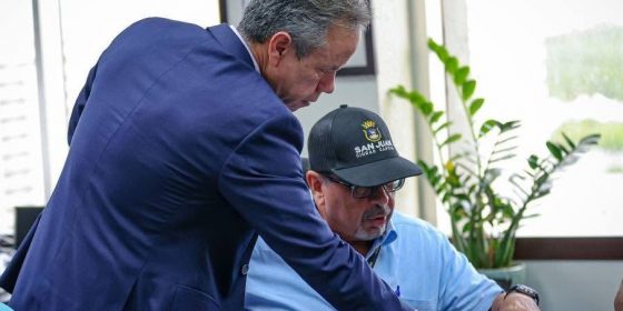 Declaraciones del alcalde de la Ciudad Capital, Miguel A. Romero Lugo, sobre los trabajos realizados por el Comité de Estabilización y Restablecimiento del Servicio de Agua